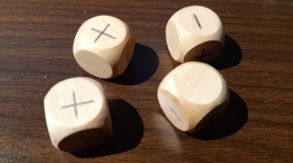 fudge dice