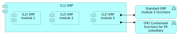Figure 10: Standard and customized modules
